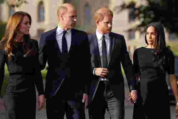 Gemeinsamer Auftritt in Windsor: Was ihre Körpersprache über William, Kate, Harry und Meghan verrät